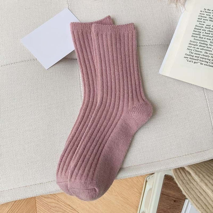 Cashmere Wool Long Casual Socks