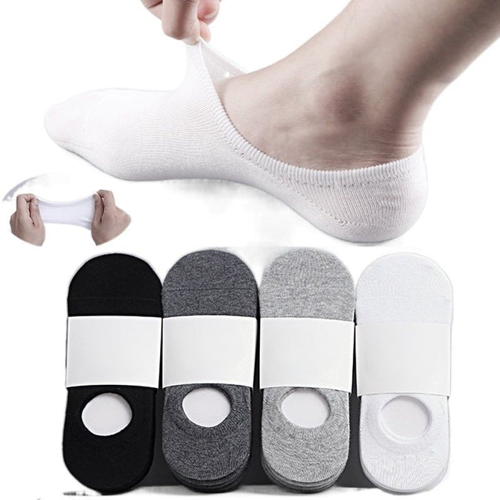 Non Slip Silicone Invisible Cotton Ankle Socks