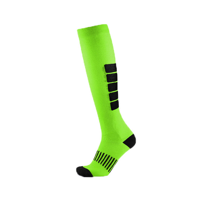 Stripe Pattern Unisex Sporty Compression Socks