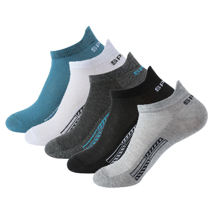 Low Cut Crew Ankle Sports Mesh Breathable Socks