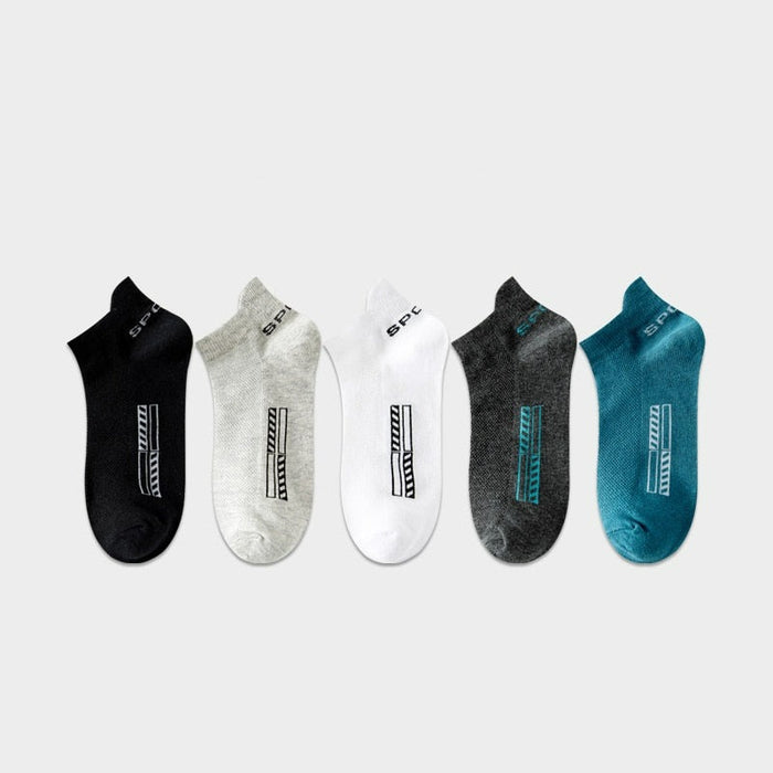 Breathable Sport Style Ankle Socks Set