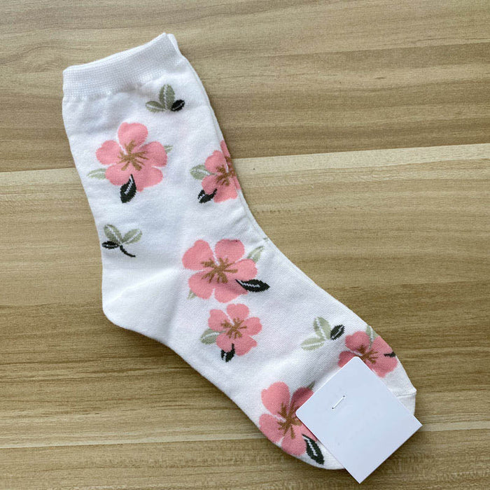 Floral Patterned Long Sock Sets