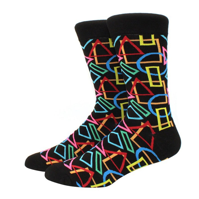 Casual Printed Mismatch Socks