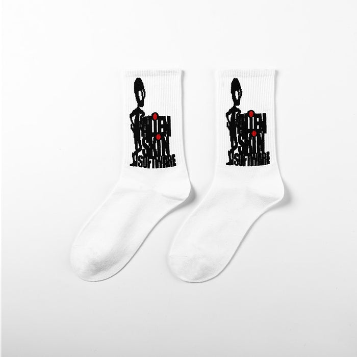 Printed Sports Designer Socks