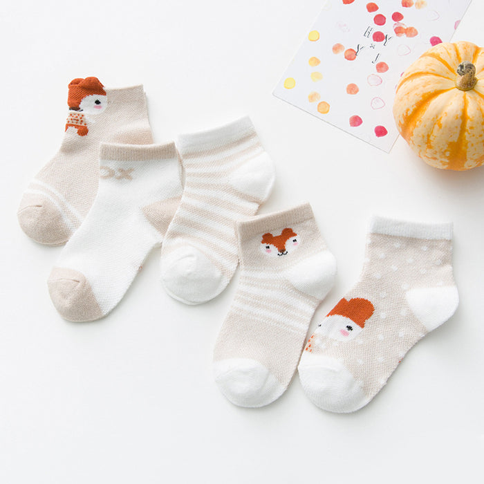 Newborn Cotton Mesh Socks