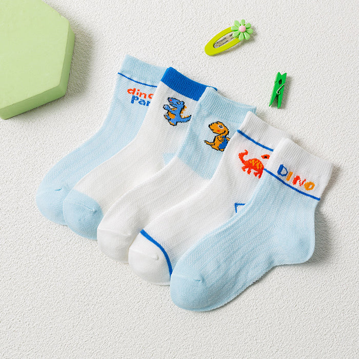 Dino Cotton Infant Socks For Kids