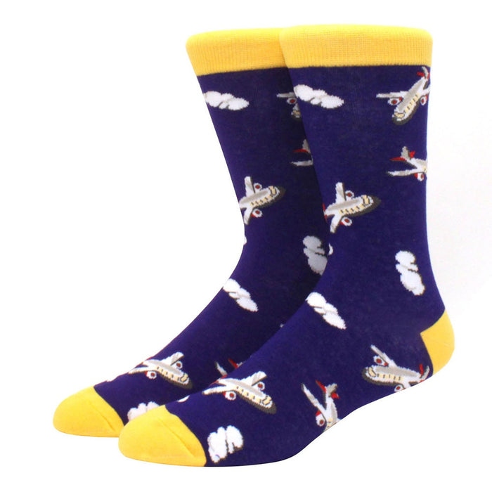 Cartoon Printed Mismatch Socks