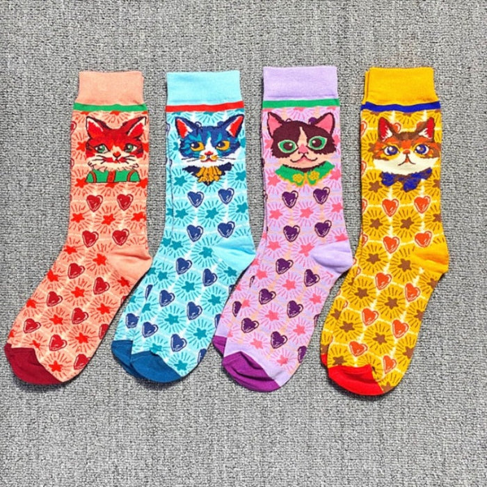 Occident Printed Casual Socks