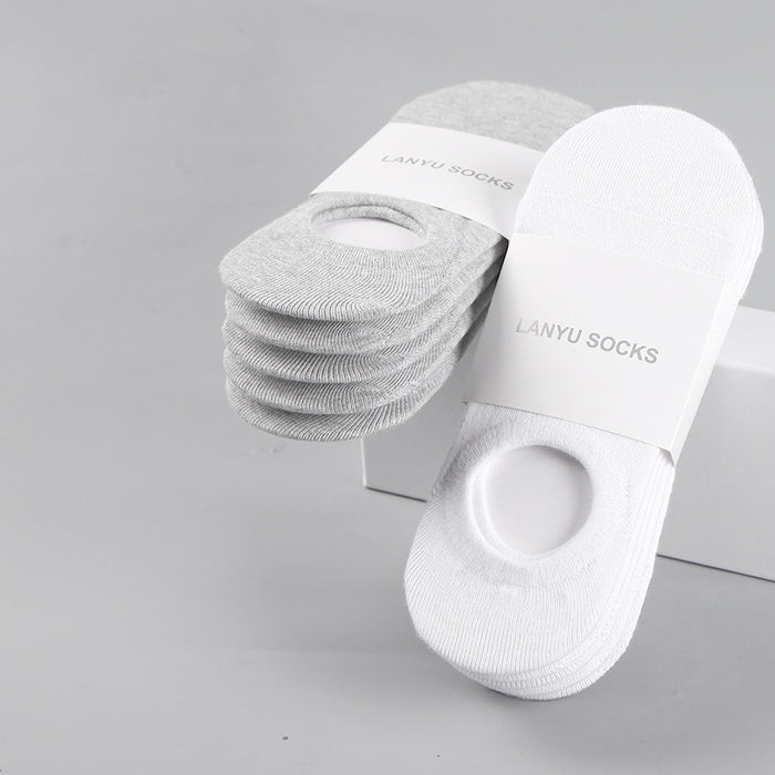 Non Slip Silicone Invisible Cotton Ankle Socks