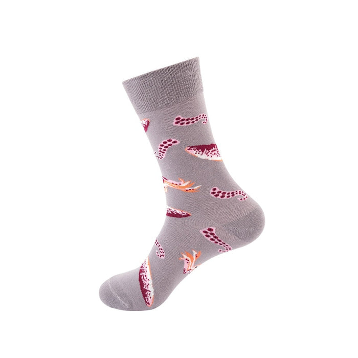 Happy Bright Abstract Socks