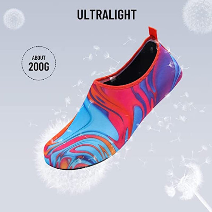Multi Pattern Print Unisex Aquatic Water Sports Shoes