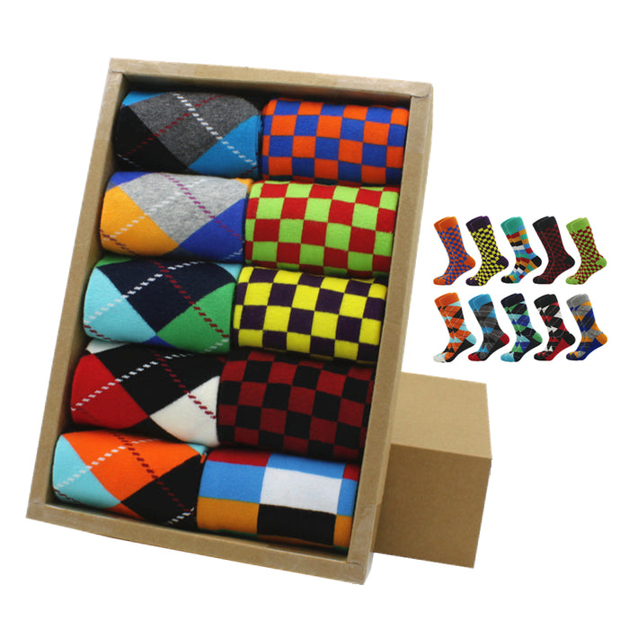 Middle Height Casual Socks Set