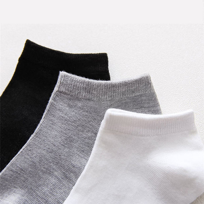 Low Cut Solid Breathable Sports Socks