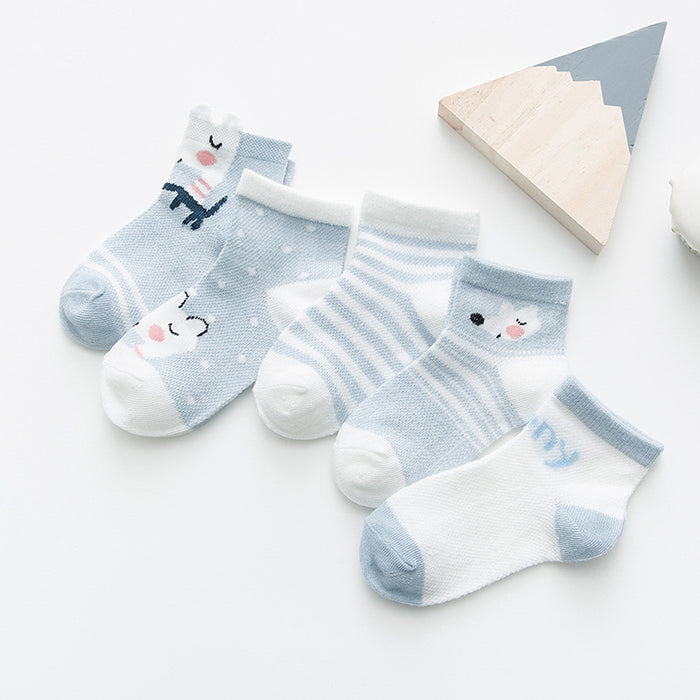 Newborn Cotton Mesh Socks