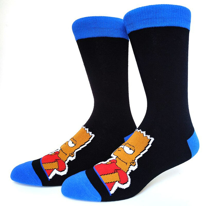 Cartoon Print Casual Street Wear Socks Set