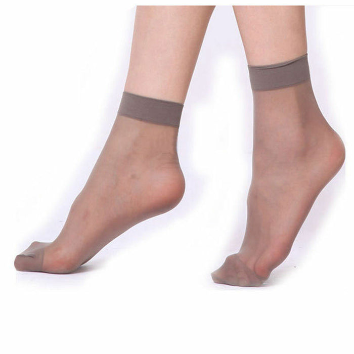 Transparent Ultra Thin Crystal Silk Socks