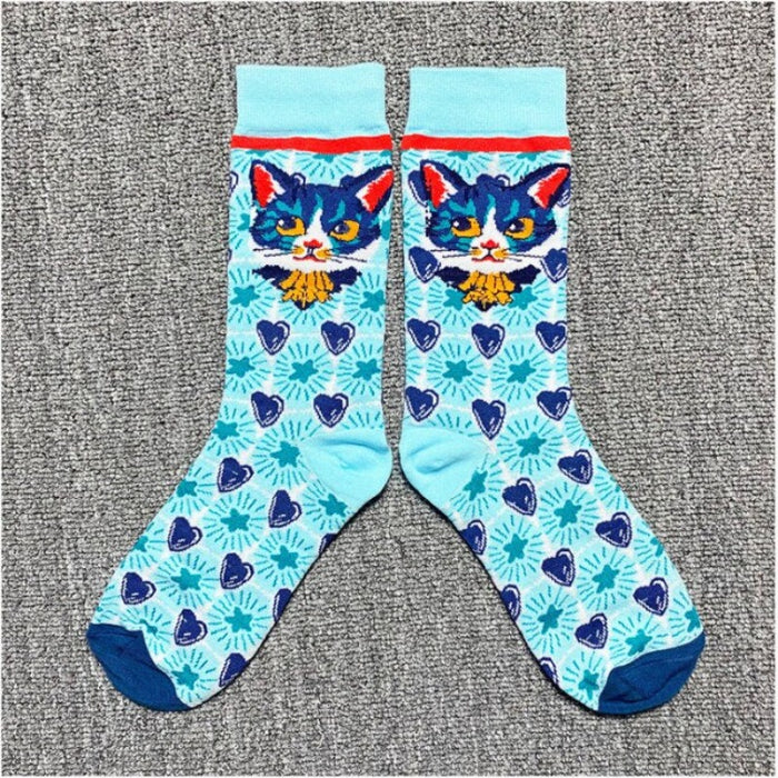 Occident Printed Casual Socks