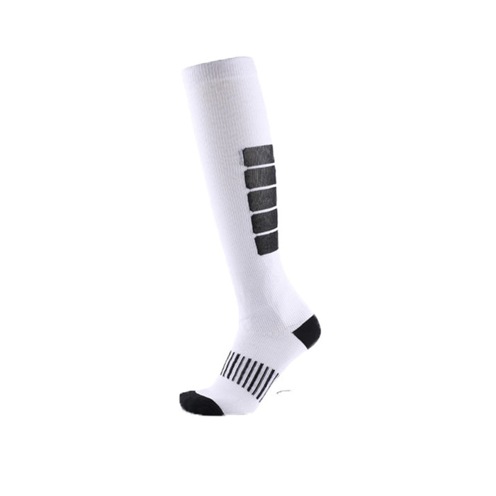 Stripe Pattern Unisex Sporty Compression Socks