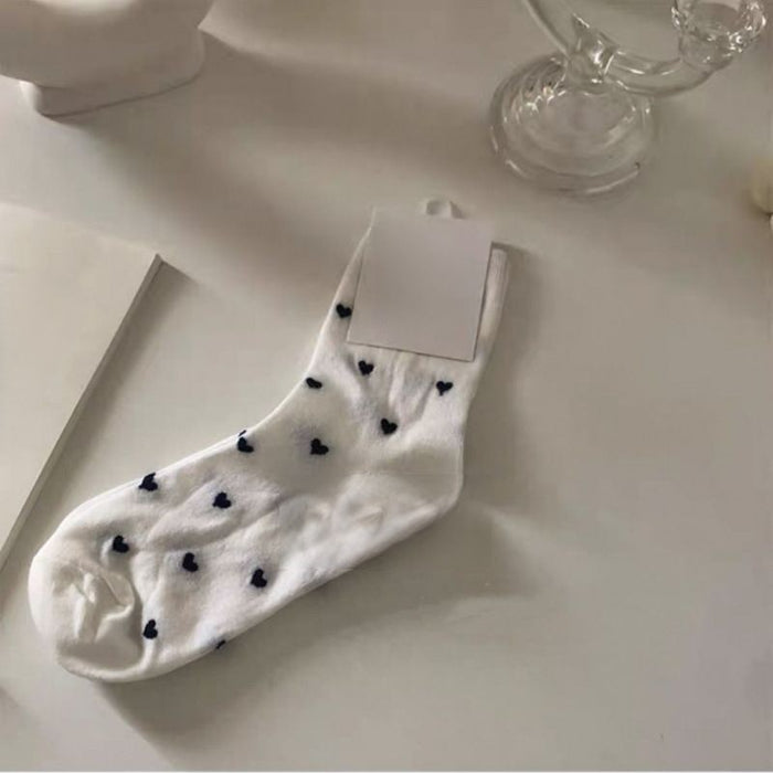 Solid Color Casual Small Socks Set