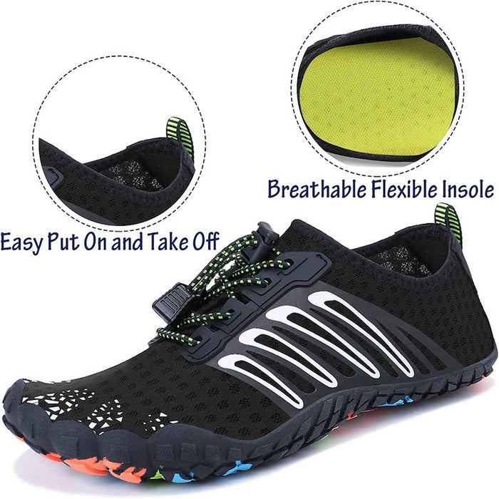 Patterned Unisex Aquatic Shoes For Water Sports