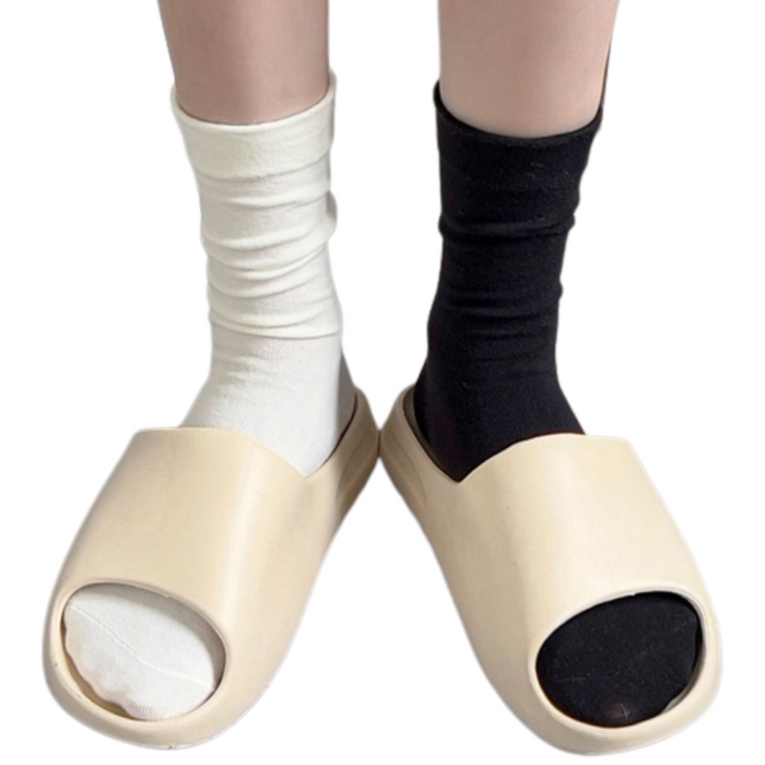 Women Minimalist Style Formal Socks