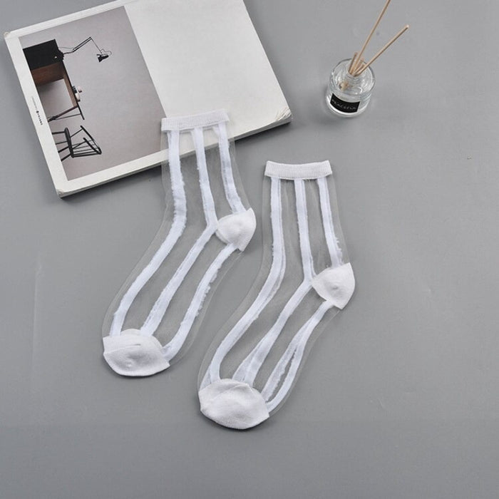 Lace Mesh Transparent Stretchable Socks