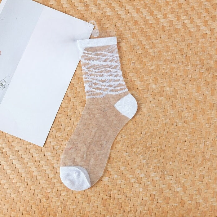 Lace Mesh Transparent Stretchable Socks