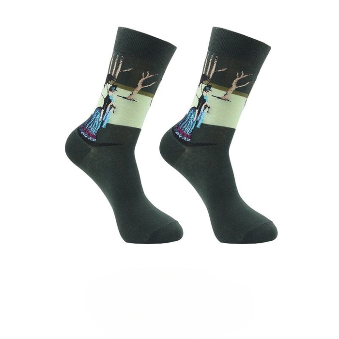 Casual Retro Style Cotton Socks