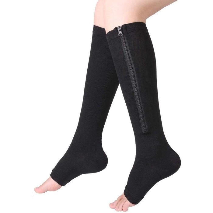 Unisex Zipper Compression Socks