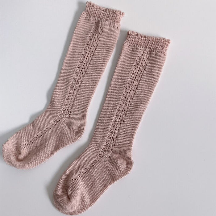 Children Unisex Cotton Mesh Hollow Socks
