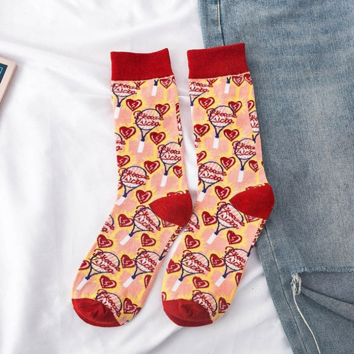 Occident Printed Casual Socks