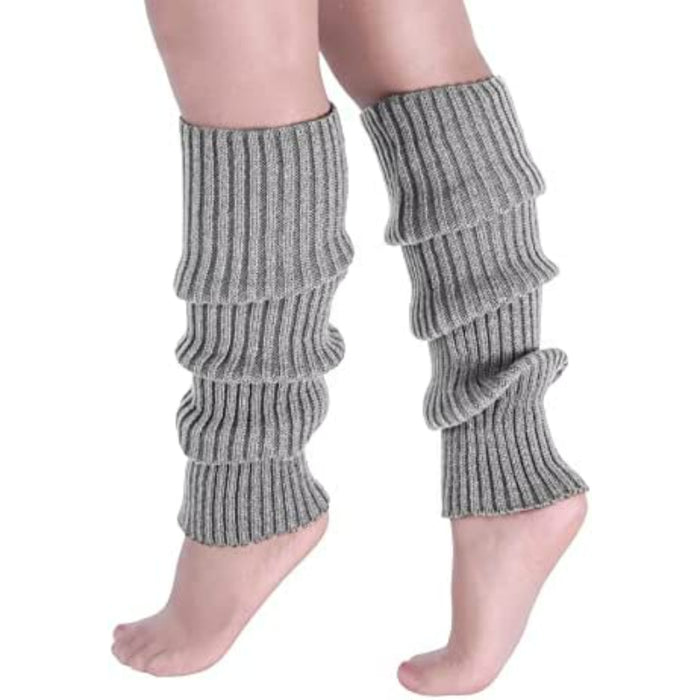 Women's Solid Rib Knit Leg Warmers