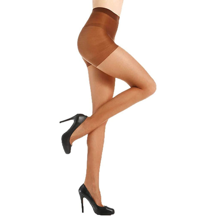 Women's Control Top Reinforced Toe Silk Reflections Panty Hose