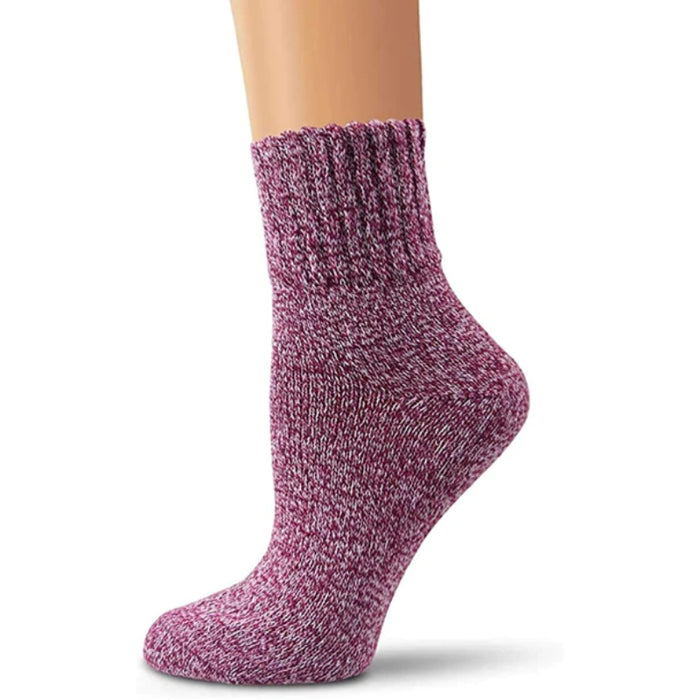 Women's 5 Pairs Vintage Fuzzy Socks