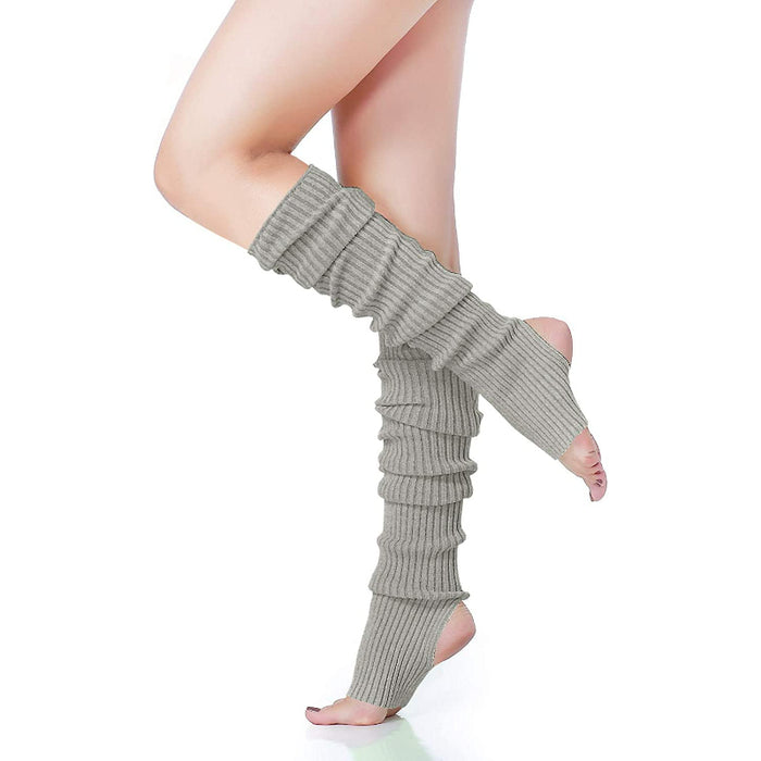 Women’s Neon Knit Leg Warmer for 80s Party Dance Sports Yoga
