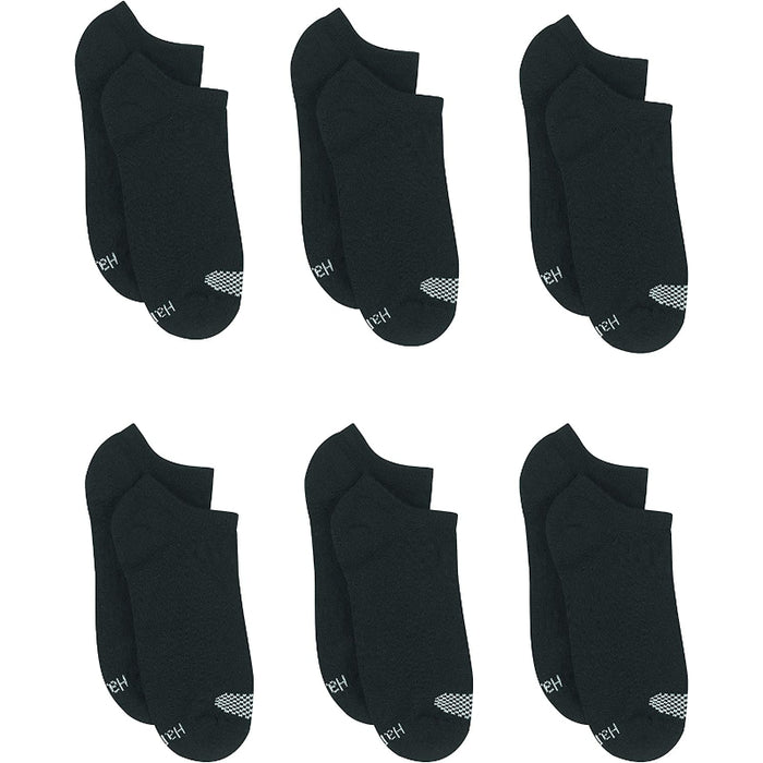 Pack Of 6 Women's Plush Comfort Toe Seam No Show Socks