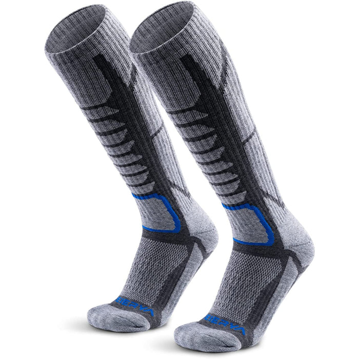 Ski Socks 2 Pairs Pack for Skiing, Snowboarding, Outdoor Sports Performance Socks