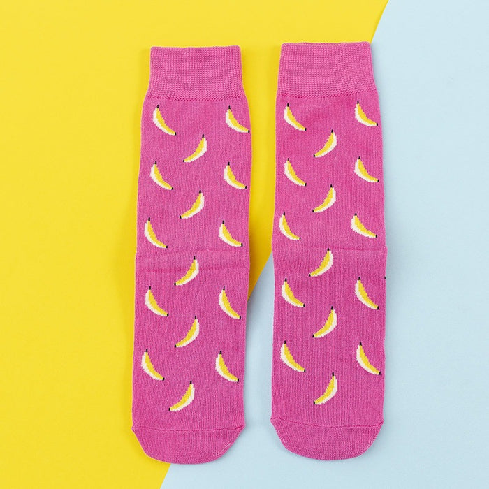 Cartoony Casual Cotton Socks For Women