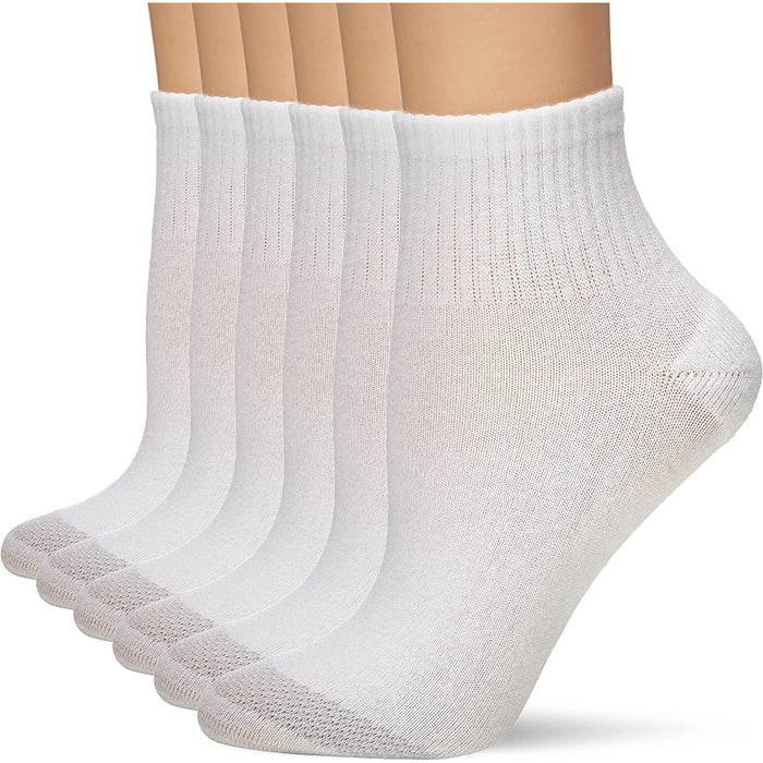 Women's Cool Comfort Toe Support Ankle Socks, 6-pair Pack