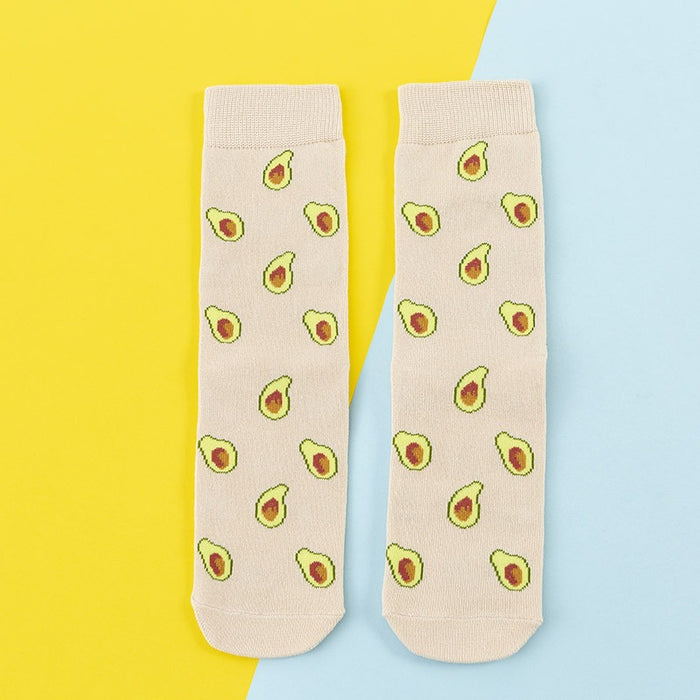 Cartoony Casual Cotton Socks For Women