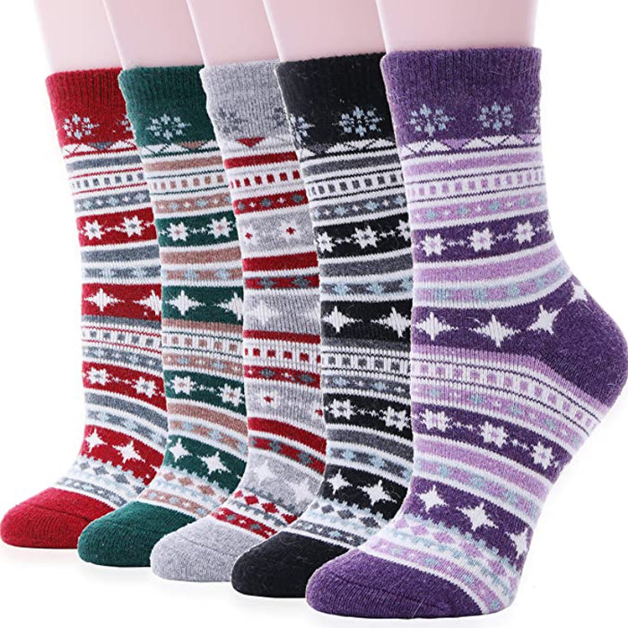 Warm Winter Wool Socks For Women