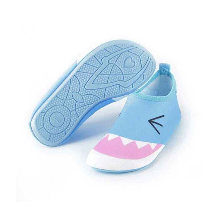 Children's Summertime Beach Shoes | Aqua Socks Water Shoes for Boys and Girls